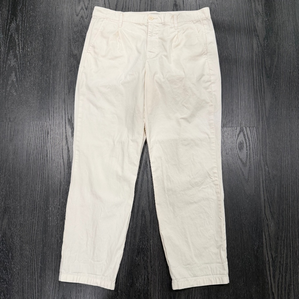J. Crew Slouchy Boyfriend Chino Ivory